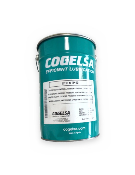 Gro Global Grease EP-00 5 kg. p/grupo abonadora (simil. cartucho 900 ml Verkol Rhenus 7027)